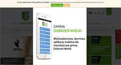 Desktop Screenshot of dobrzenwielki.pl
